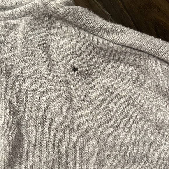 Brandy Melville Grey Zip-up Hoodie - One Size - Picture 6 of 6